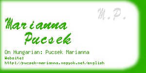 marianna pucsek business card